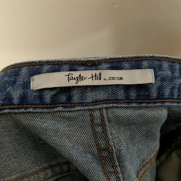 Taylor Hill Joes Jeans Womens 28 Jeans Med Wash Distressed High Rise Straight - Picture 9 of 10